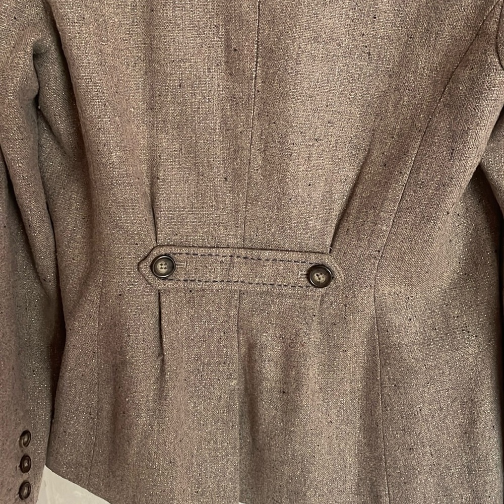 Anthropologie Cartonnier Frontrunner Equestrian Detailed Tweed Blazer 12 - Picture 4 of 12